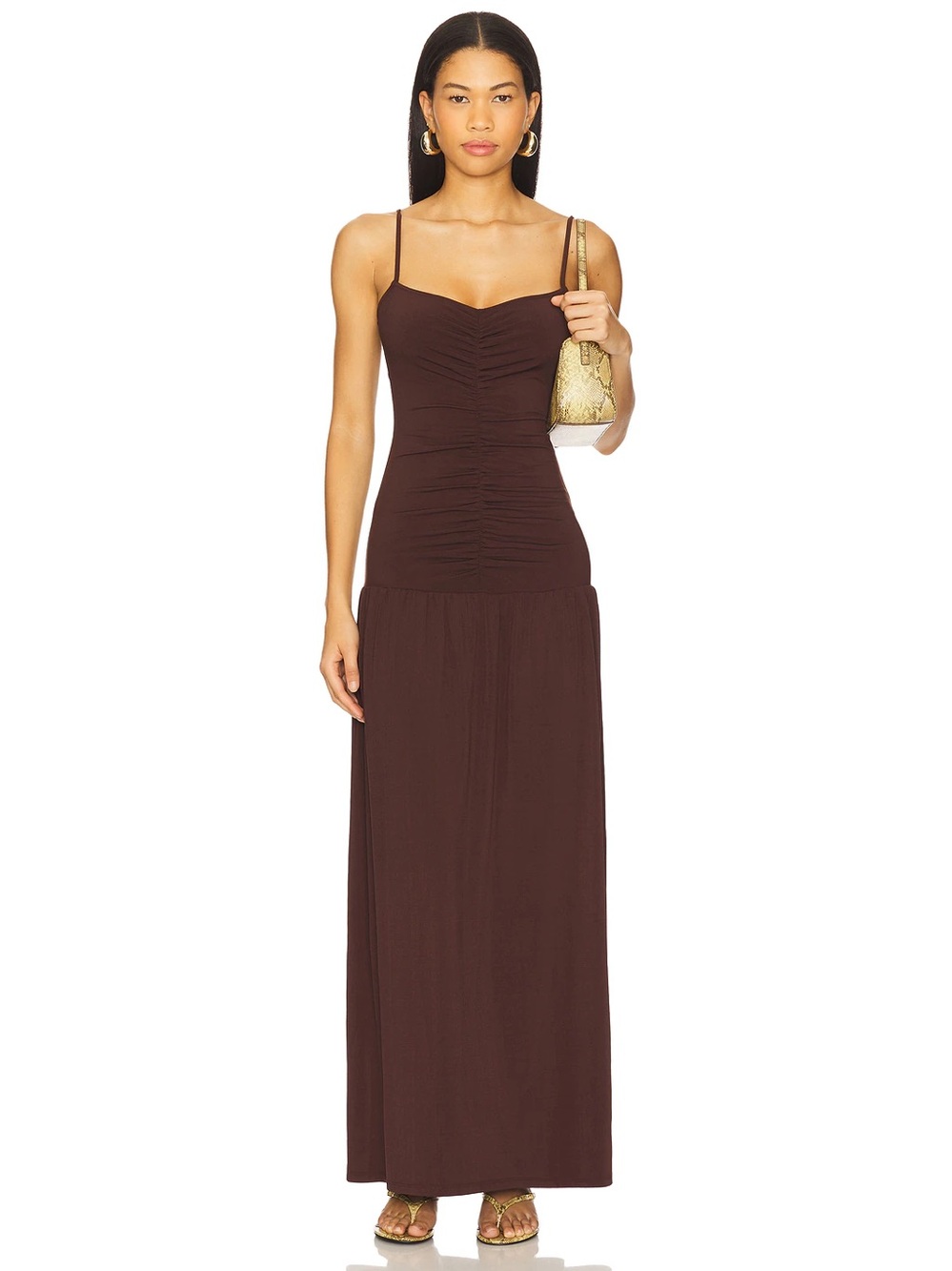 WeWoreWhat Drop-Waist Maxi Dress